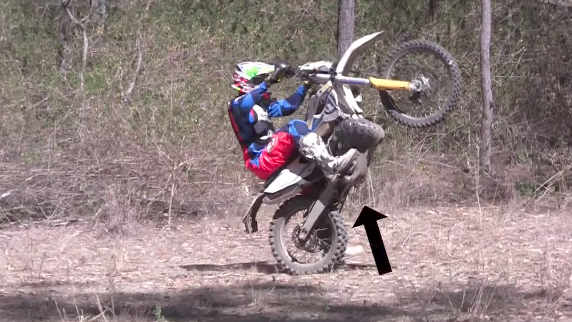 How to wheelie on a motocross bike